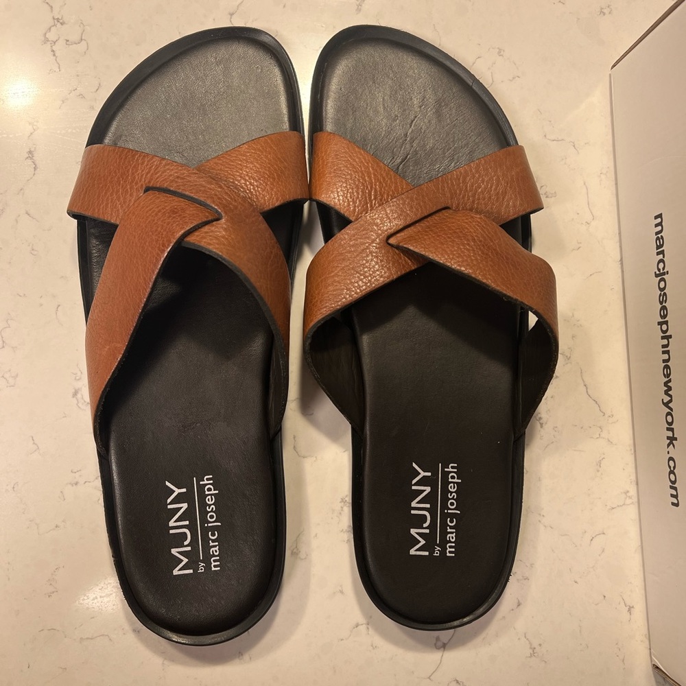 Marc Joseph Roman court sandals